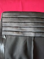 Dancing trousers with sati strip and satin waistband